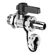 Robinet cu sferă umplere/golire cu mâner SCHELL, crom - 139940