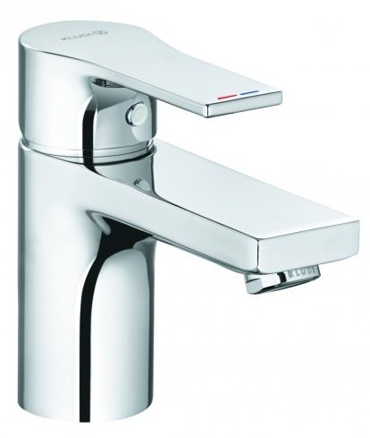 Baterie lavoar Kludi Zenta SL 75mm, ventil push-open, crom - 482660565