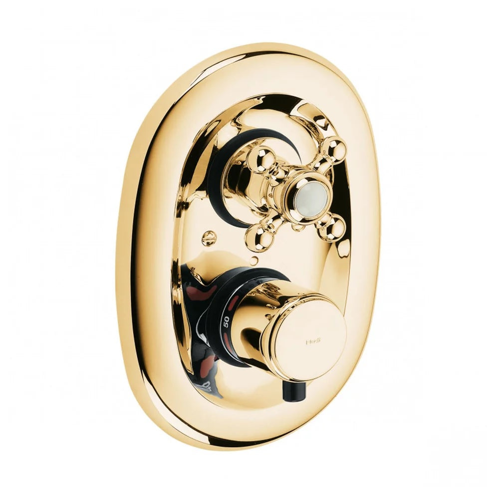 Baterie dus incastrata Kludi Adlon, termostatic, gold - 517204520