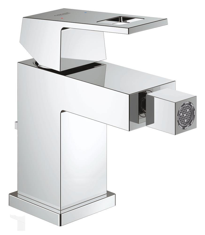 Baterie bideu  Grohe Eurocube,crom,furtune flexibile-23138000