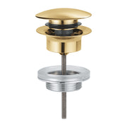 Evacuare push to open Grohe, G1 1/4'', lungime ajustabila, brushed cool sunrise - 65807GN0