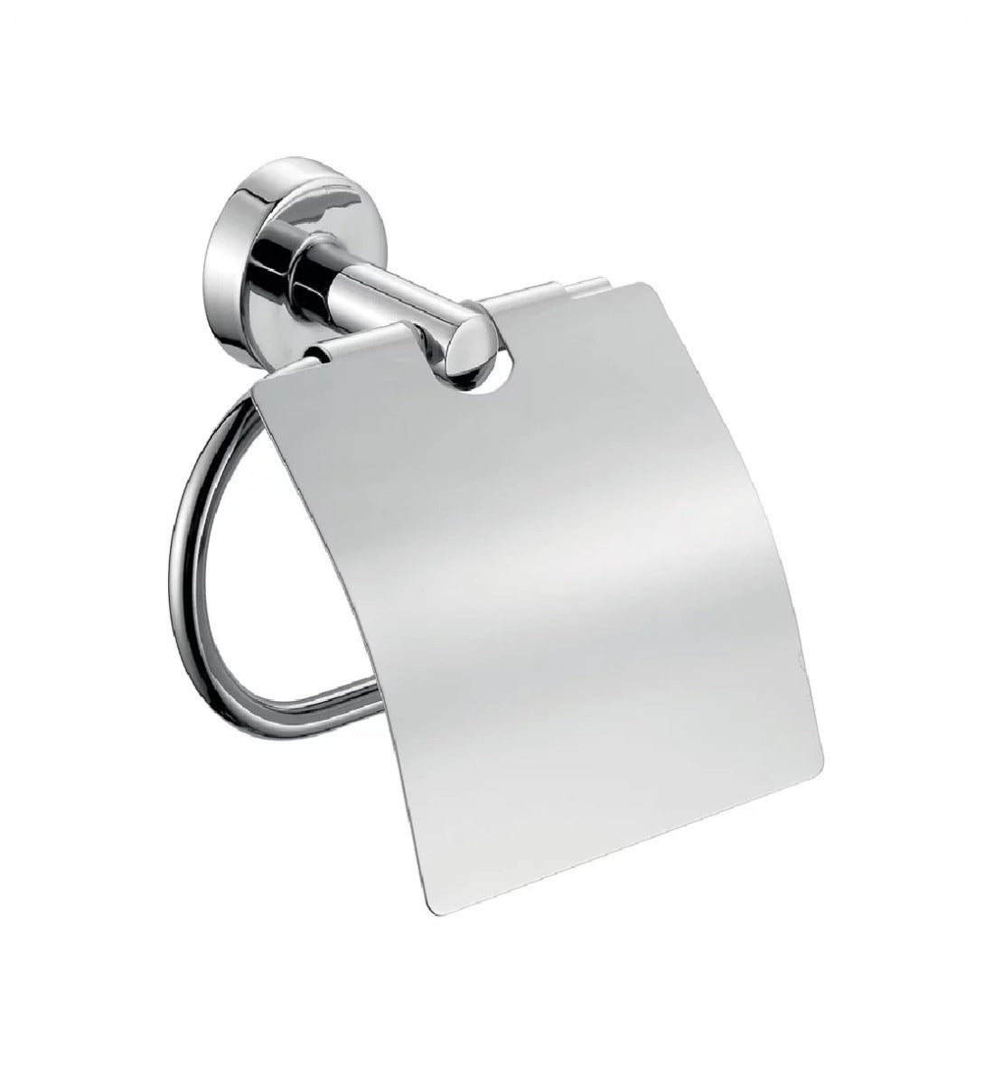 Suport hartie igienica Ferro Mephisto,cu protectie, crom - 6838.0
