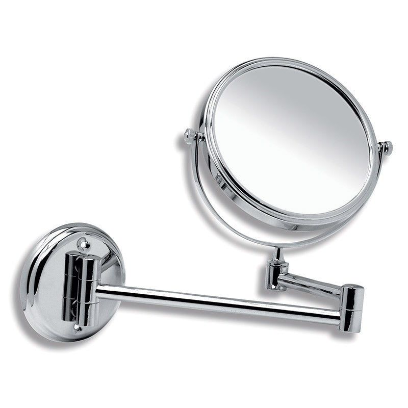 Oglinda pivotanta Ferro, diamentrul 15 cm, crom - 6868.0
