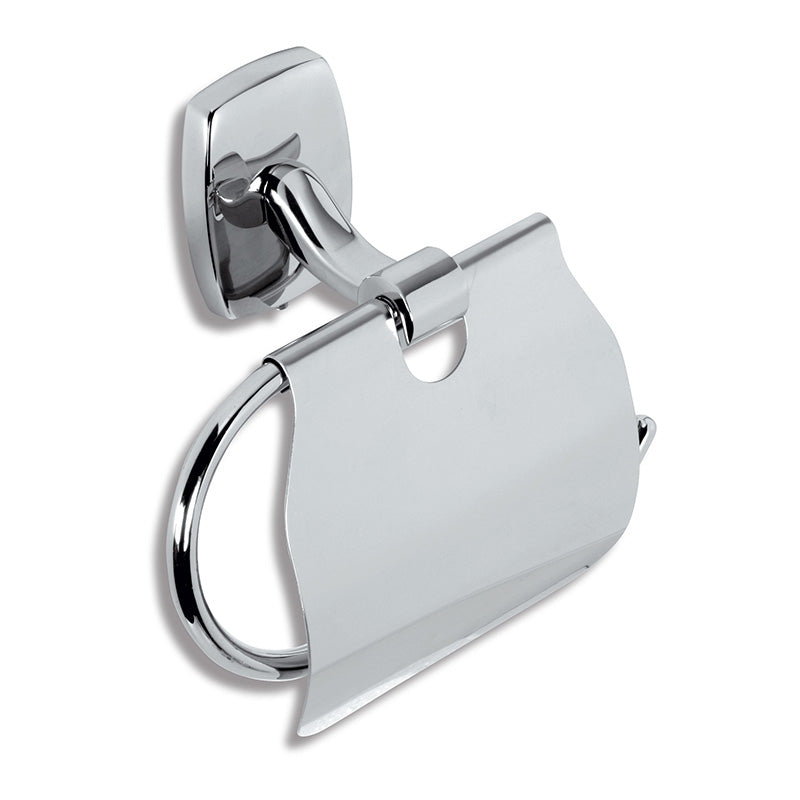 Suport hartie igienica cu protectie Ferro, Orfeus, crom - 6938.0