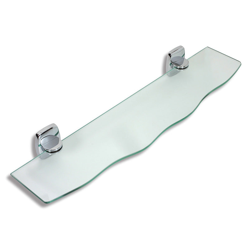 Etajera Ferro, Orfeus, din sticla, 52 cm, crom -  6940.0