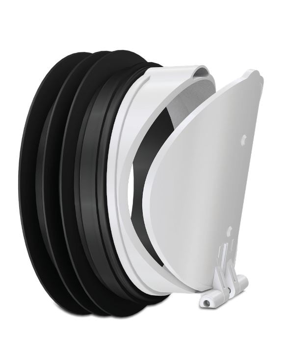 Clapetă sens Wirqiun Essentiels pentru racord WC, funcție antirozătoare D 100/110 mm - 70950174