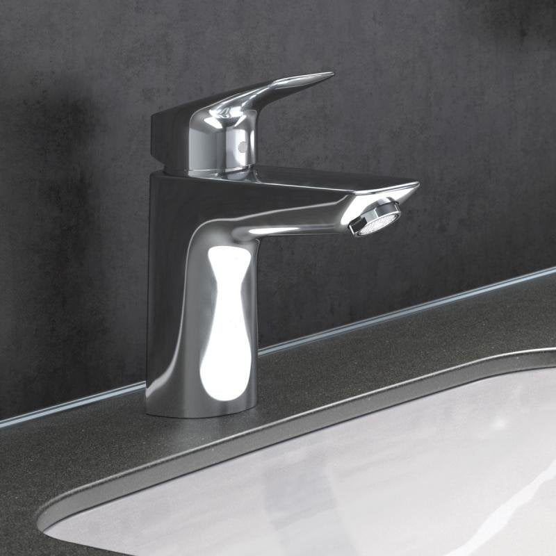 Baterie lavoar Hansgrohe Logis 100, push-open, crom - 71107000
