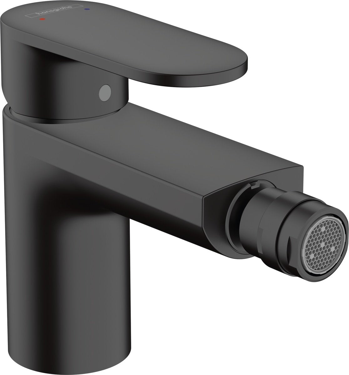 Baterie bideu Hansgrohe Vernis Blend cu ventil pop-up, negru mat - 71210670
