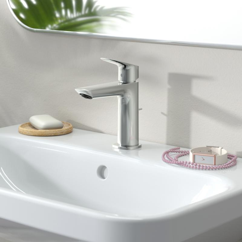 Baterie lavoar Hansgrohe Logis 110 Fine, ventil pop-up, 1/2'', monocomanda, crom - 71251000