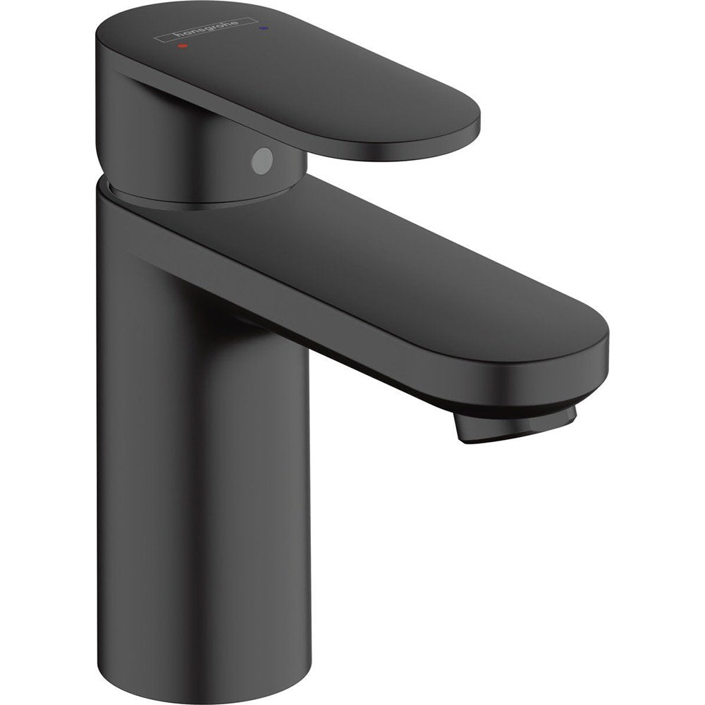 Baterie lavoar Hansgrohe Vernis Blend 100, ventil pop-up, negru mat - 71551670