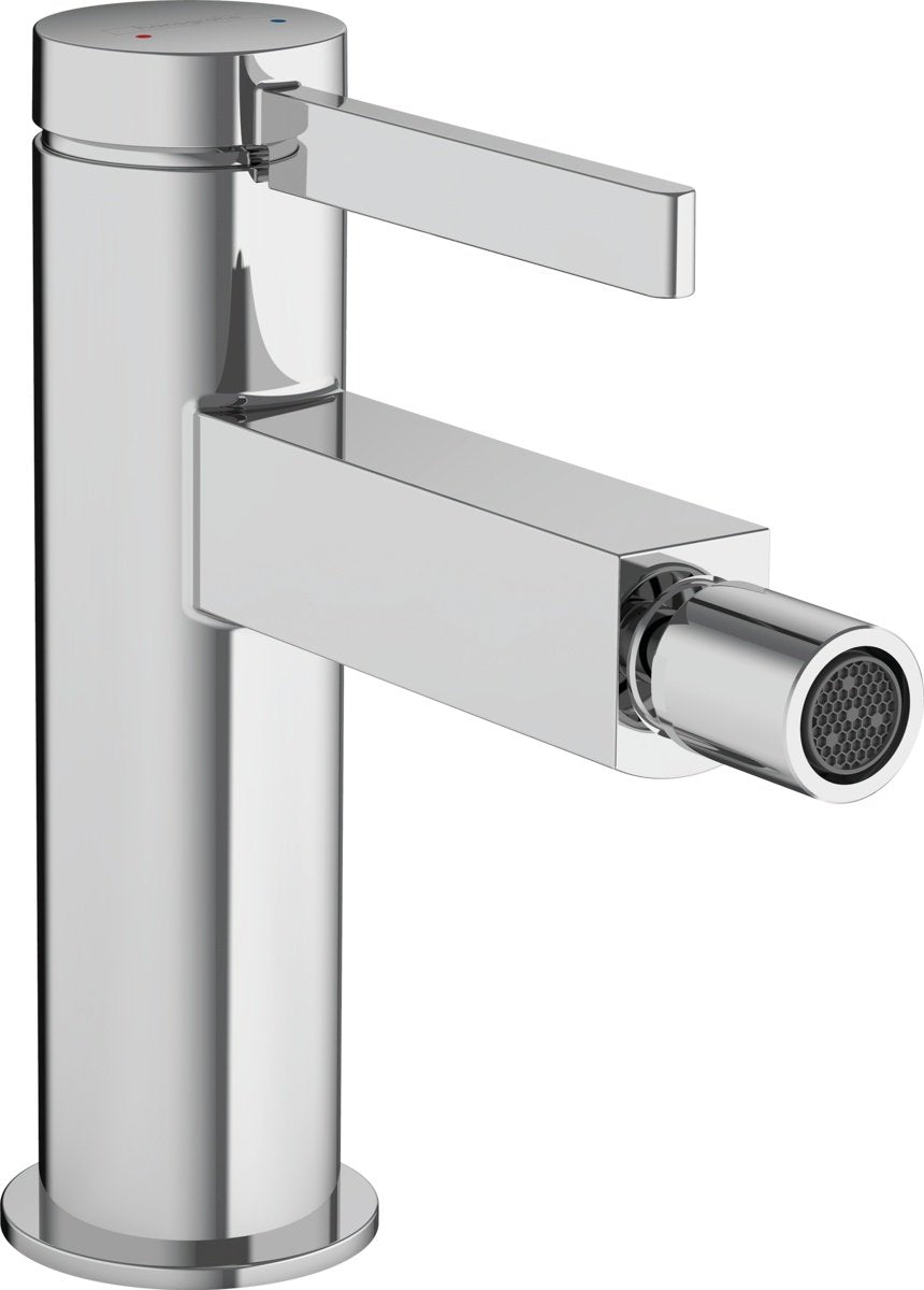 Baterie bideu Hansgrohe Finoris, ventil push-open, crom - 76200000