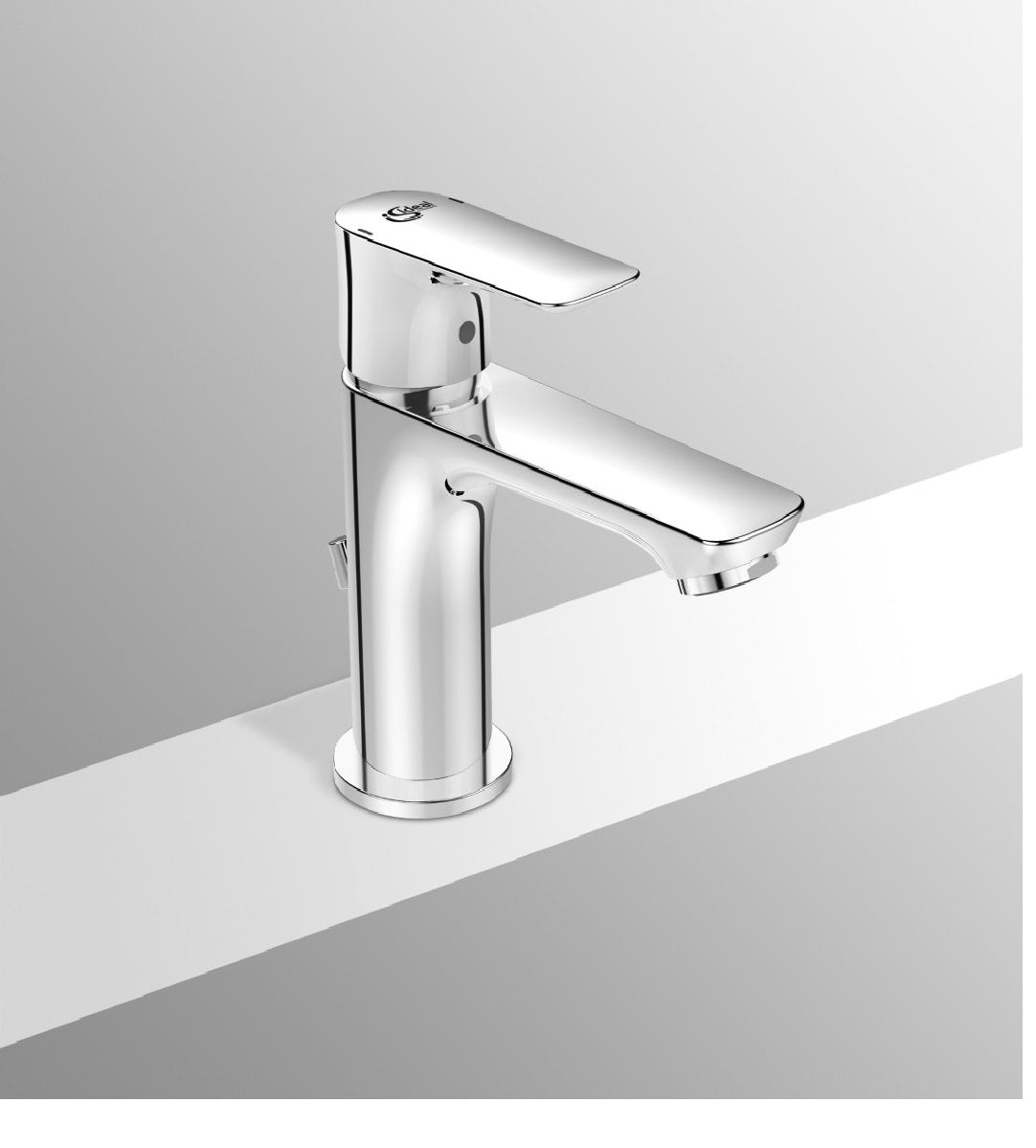 Baterie lavoar Ideal Standard Connect Air, ventil pop-up, crom - A7007AA