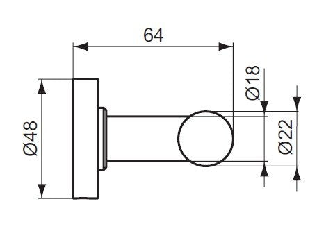 Agatatoare dubla Ideal Standard IOM,crom - A9116AA