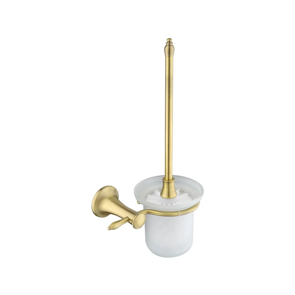 Perie WC Ferro, Antica, alb/bronz - AAI14BR