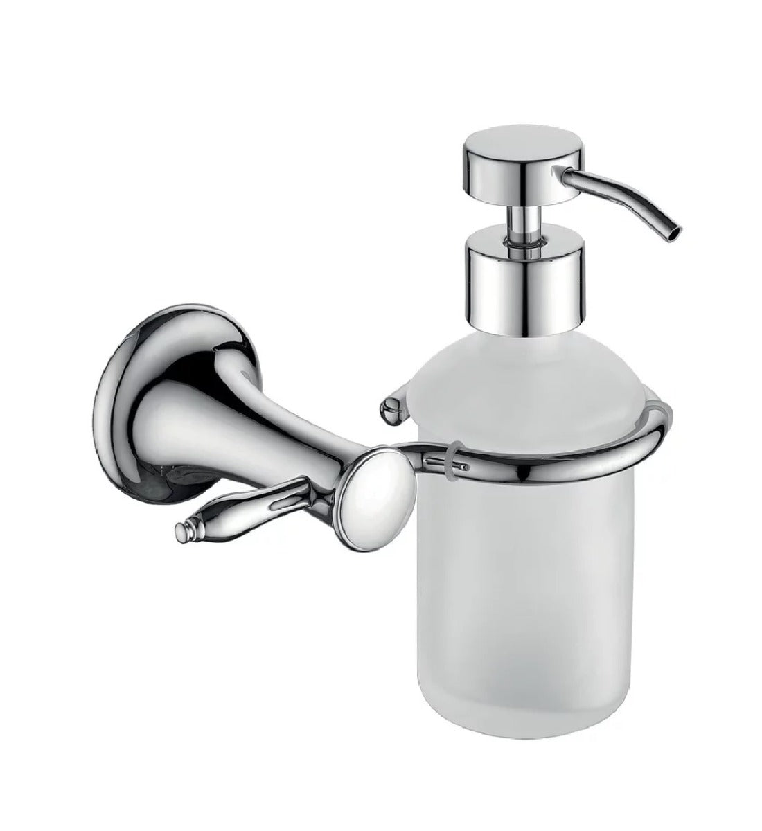 Dispenser sapun lichid Ferro Retro, alb/crom - ARE34