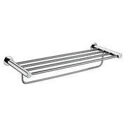 Raft pentru prosoape Ferro Smile, cu portprosop, crom - ASM35