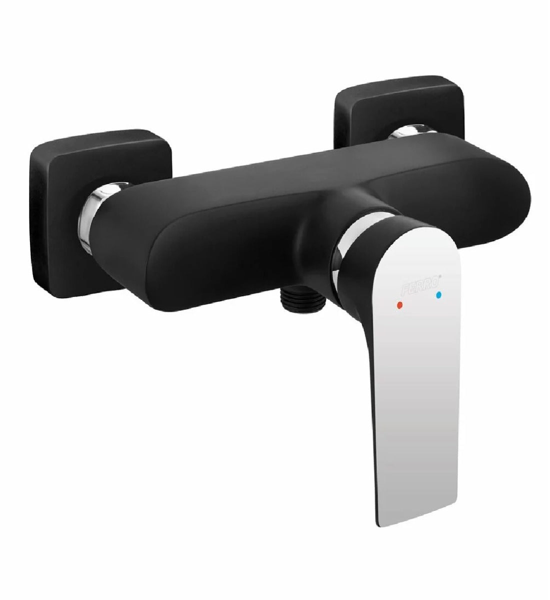 Baterie dus Ferro Square, negru mat - BAQ7BLC