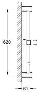 Bara dus 600mm Grohe New Tempesta Rustic-27519000