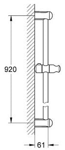 Bara dus Grohe New Tempesta 900mm-27524000