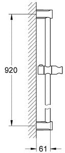 Bara dus Grohe New Tempesta Cosmopolitan 900mm-27522000
