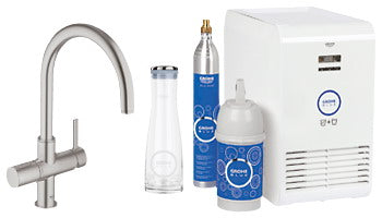 Baterie bucatarie cu filtru apa Grohe Blue2 otel inoxidabil-31323DC0