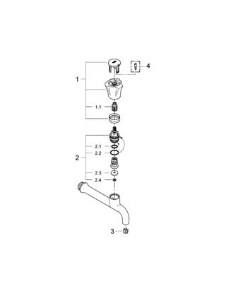 Baterie bucatarie Grohe - Costa L