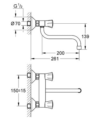 Baterie bucatarie Grohe Costa L-31187001