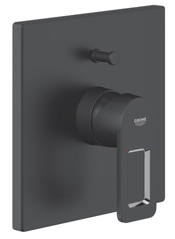 Baterie cada/dus monocomanda-culoare negru-Quadra Grohe
