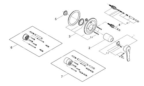 Baterie monocomanda cada/dus  Euroeco Special SSC - Grohe