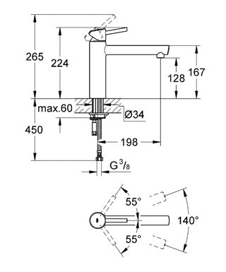 Baterie bucatarie Grohe Concetto-31128001