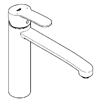 Baterii bucatarie-Baterie bucatarie Grohe Eurostyle Cosmopolitan-31154002