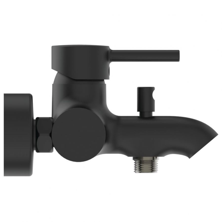 Baterie cada Ideal Standard Ceraline, monocomanda, diverter, negru mat - BC199XG