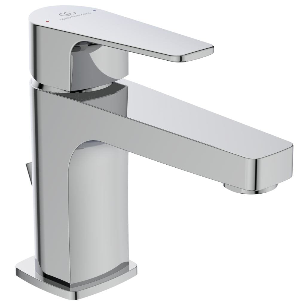 Baterie lavoar Ideal Standard Cerafine D h80, ventil metalic pop-up, crom-BC685AA  