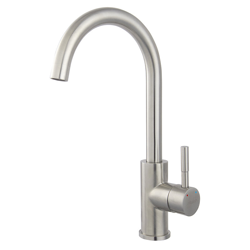 Baterie bucatarie Ferro Camira, cu pipa inalta, inox - BCR4 