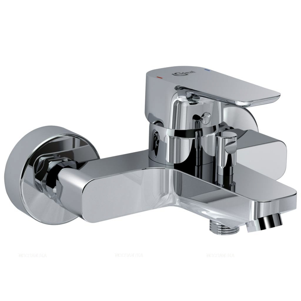 Pachet cada 3in1 Ideal Standard Ceraplan III , 1/2'', monocomanda, baterie lavoar 3/8'', ventil, 3 jeturi, 600 mm, crom - BD005AA