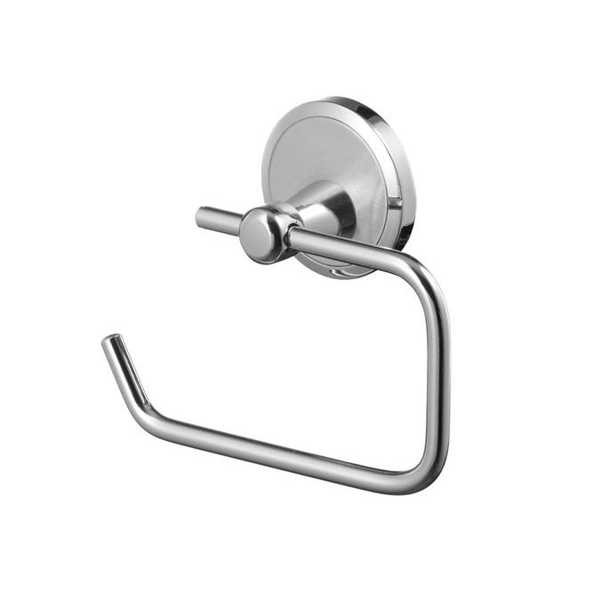 Suport hartie igienica Bisk Sensation fara aparatoare, crom/satin - BIS03089
