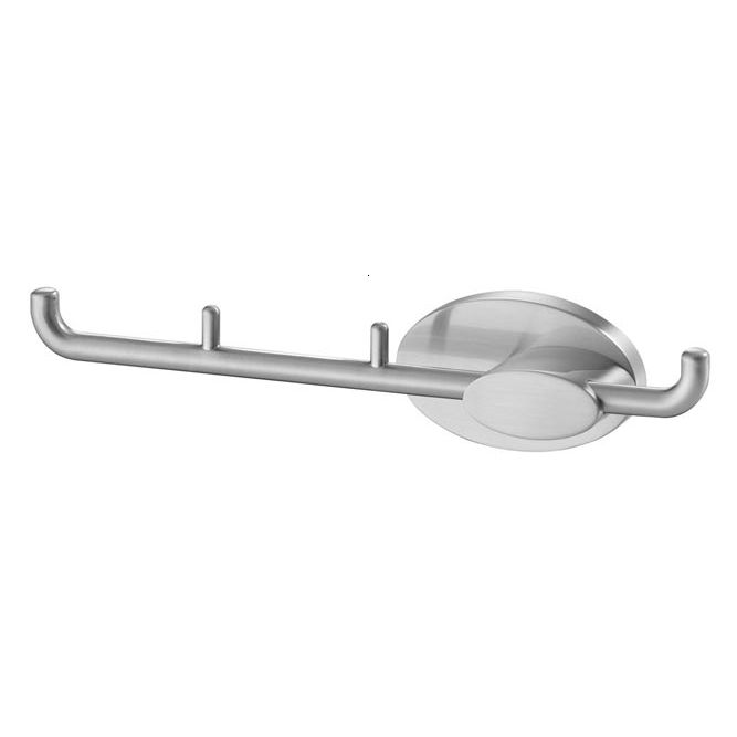 Cuier cu 4 carlige Bisk Side, nichel periat - BIS03117