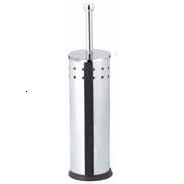 Perie wc cu suport Bisk Basic Square, crom - BIS04917
