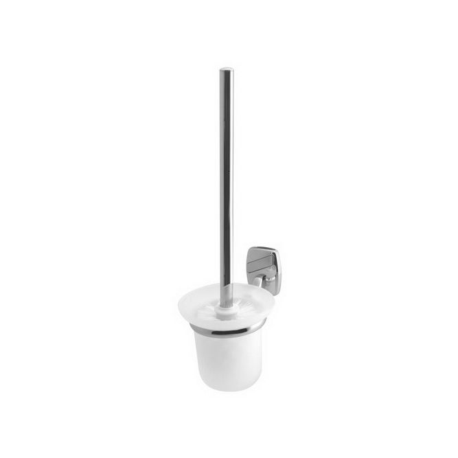 Perie wc cu suport Bisk Oregon, crom - BIS79716