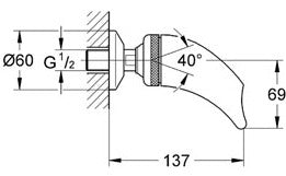 Cap dus fix Grohe Relexa-28087000