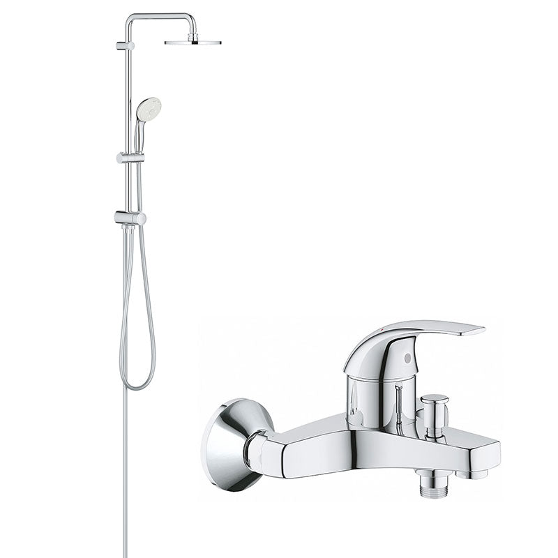 Coloana dus Grohe cu diverter, para 200, baterie cada/ dus Grohe StartCurve(27389002,23768000)