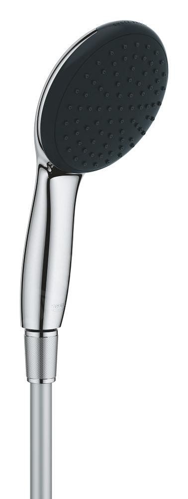 Para de dus Grohe Vitalio Start 110, universala, 1 functie, 110 mm, furtun, crom - 26720001