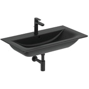 Lavoar Ideal Standard Connect Air, montare pe mobilier, negru mat - E0289V3