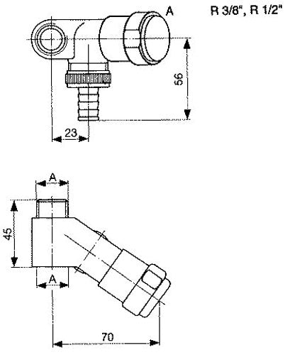 Ventil " Simple" 1/2" - Grohe Eggemann WAS-41091000