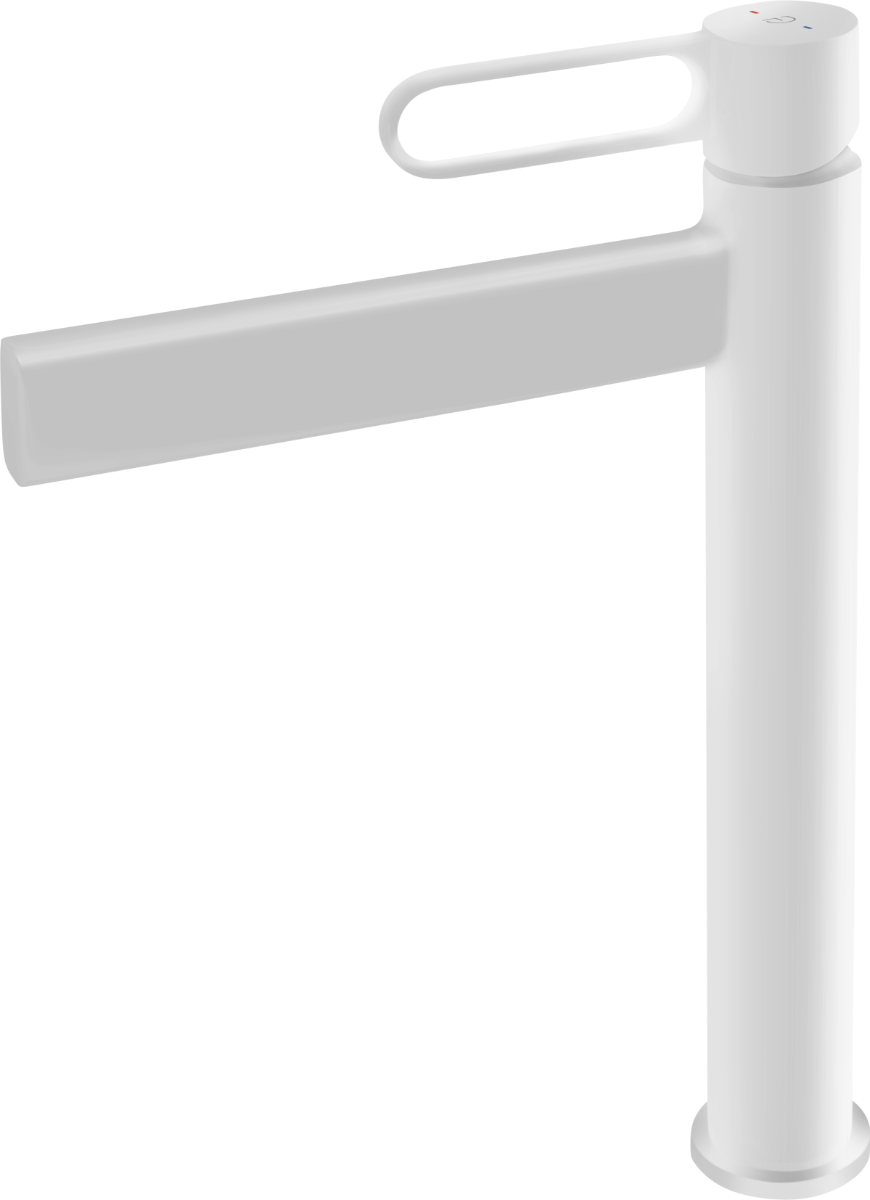 Baterie lavoar inalta FDesign Zaffiro, alb mat - FDSFD1-ZFR-2L-33