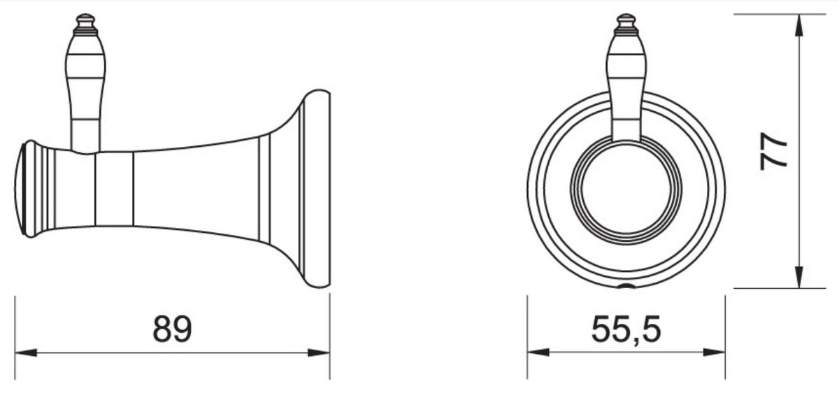 Agatatoare FDesign Lacrima, bronz - FDSFD6-LRA-07-66