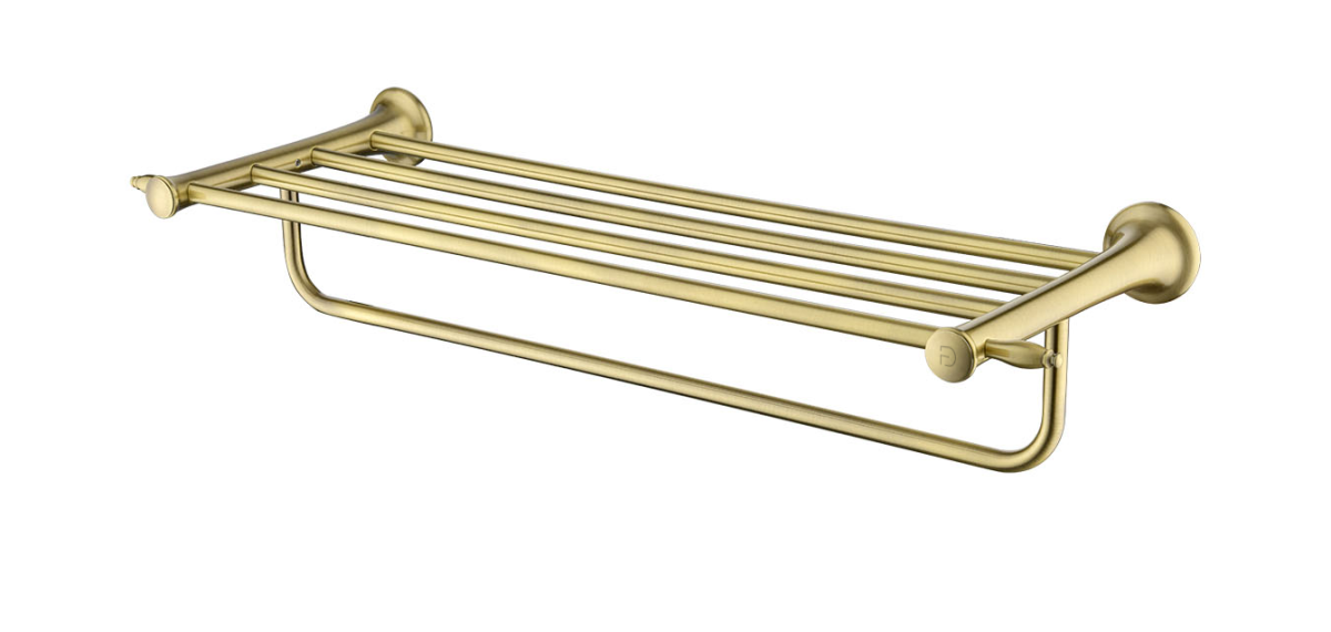 Suport prosop multiplu FDesign Lacrima 60 cm, bronz - FDSFD6-LRA-66-66