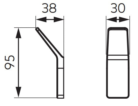 Agatatoare FDesign Piazza, negru mat - FDSFD6-PZA-07-22