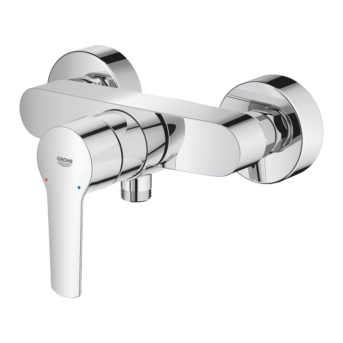Baterie dus Grohe Start, montare perete, monocomanda, cartus ceramic, Crom-24208002
