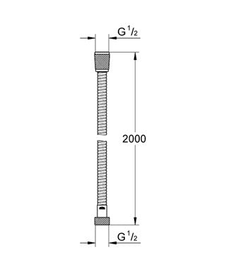 Furtun dus Grohe RelexaFlex 2 m-28155000
